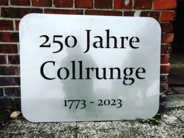 250 Jahre Collrunge Feierplatte